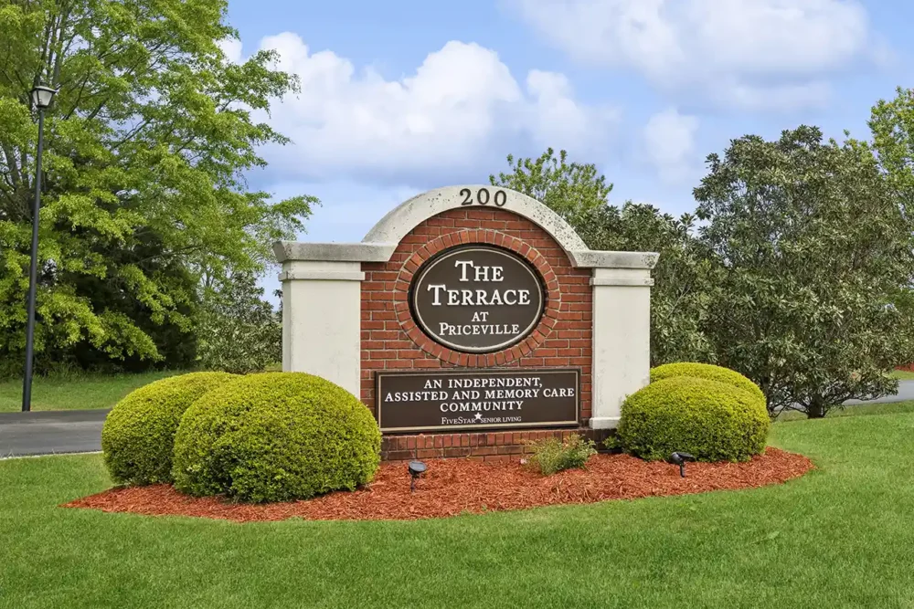 The Terrace at Priceville sign