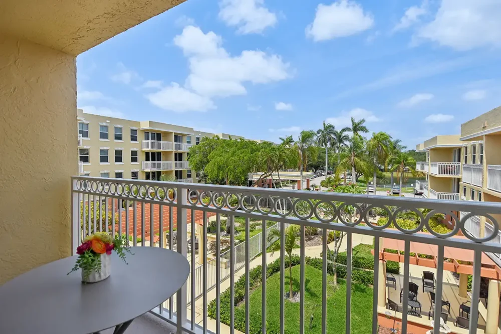 Model One Bedroom Apartment Balcony