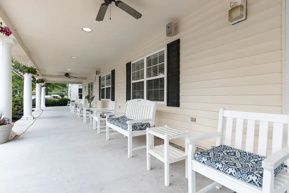 Community Outdoor Sitting Area