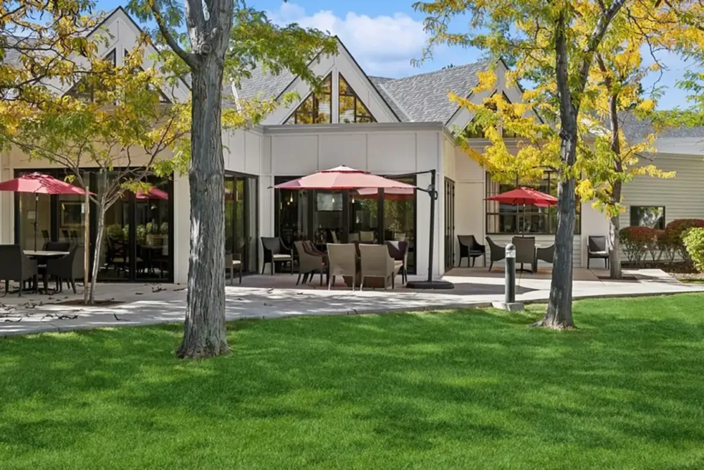 Shaded Outdoor Sitting Area