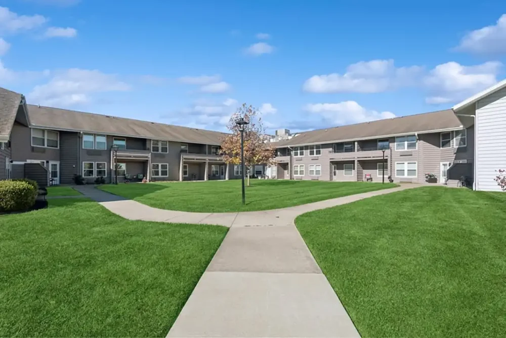 Courtyard with Walking Path